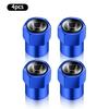 4Pcs Metal Car Wheel Tire Air Valve Caps Stem Covers for Honda Civic Accord Fit City Vezel CRV Odyssey Jazz Prelude Insight ajw256