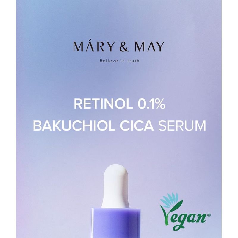 Mary&May - Retinol 0.1% Bakuchiol Cica Serum Seoul Edition