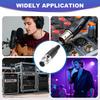 uxcell 4-Pack 3-Pin Female Mini XLR Connector TA4F Jack Adapter Plug Replacement Cable Terminal for Microphones, Audio Amplifiers, Mixers, Recording