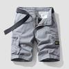 Men's Cargo Shorts, Outdoor Casual Work Shorts, Retro Loose  Cargo Shorts With Multi-pocket And Zipper