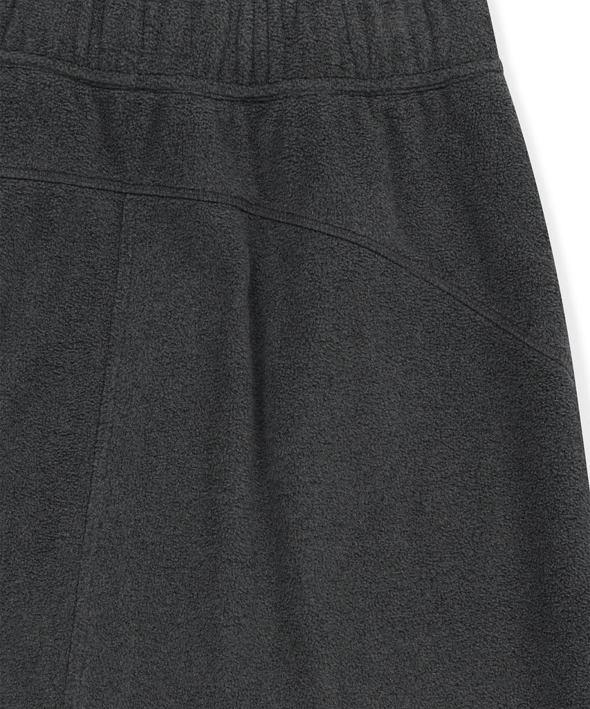 Sseonleobeutueo Fleece Long Skirt Charcoal