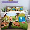 Boss Baby Returns Bettwäsche-Set 3 Teile Bettbezug mit 2 Kissenbezügen Heim-Geburtstagsgeschenk