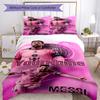 Messi Customize Your Name Duvet Cover Set Design for Decorate room Wrinkle Resistant Home Decor Birthday/Christmas Gift Idea