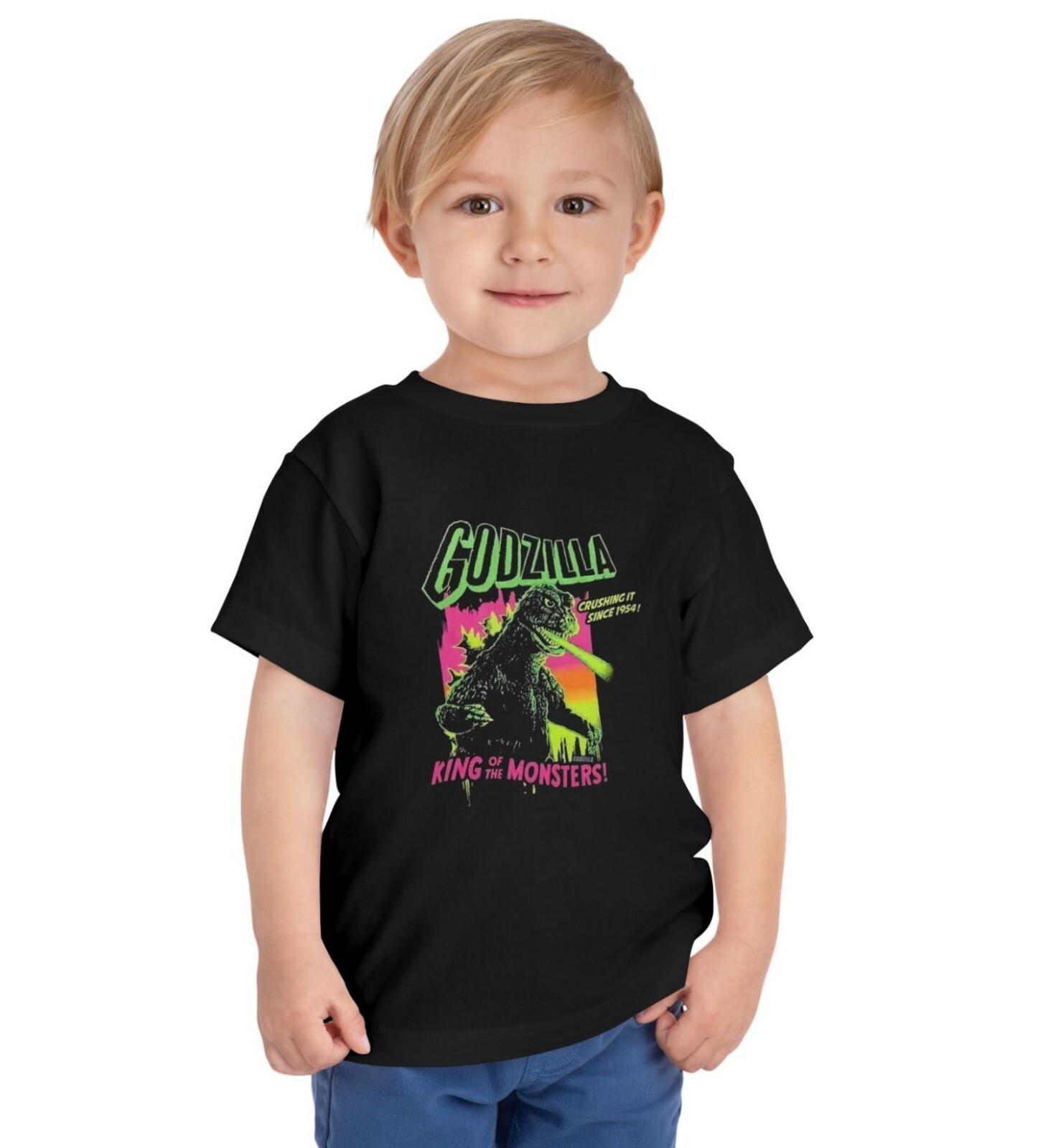 Godzilla King Of The Monsters Neon Toddler Short Sleeve Tee Bella Canvas 3001T XL