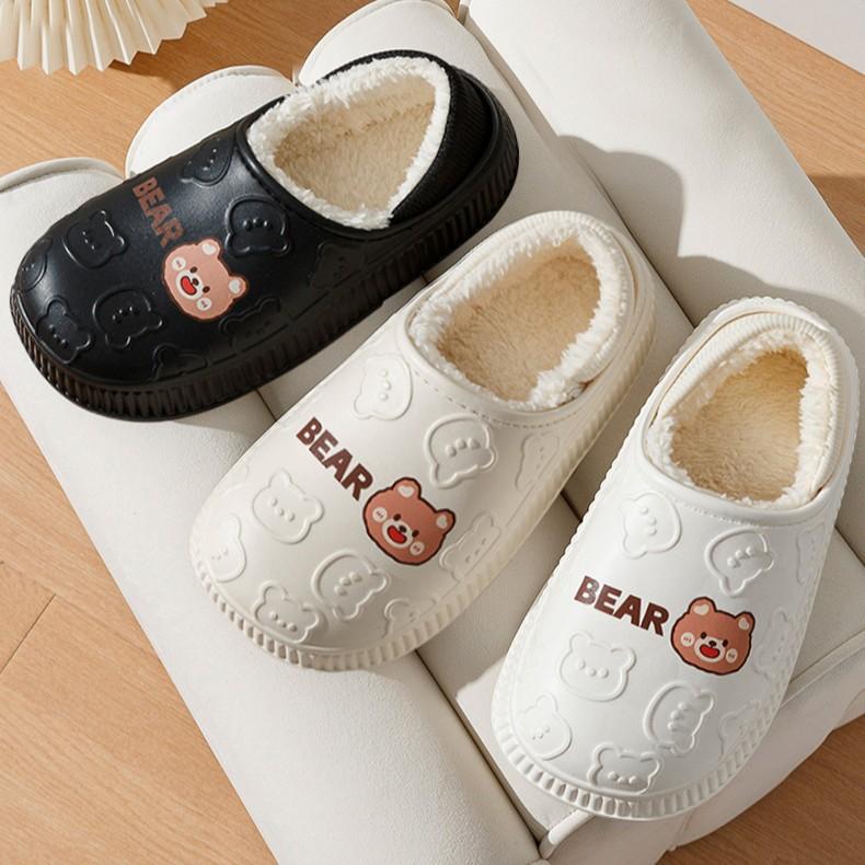 Cotton Slippers Autumn and Winter 2025 New Indoor Home Bag Heel Waterproof and Non-slip Maternity Cotton Shoes