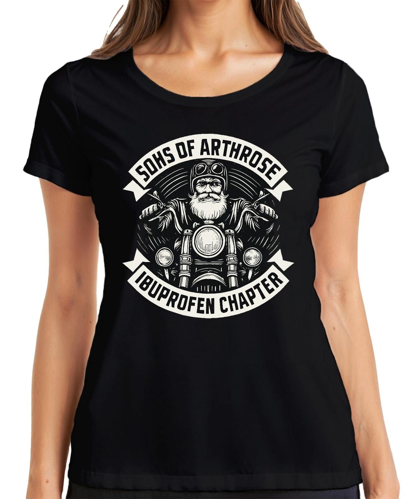 Sons of Arthrose Ibuprofen Chapter Biker Motorrad Opa Geschenk Damen T-Shirt M