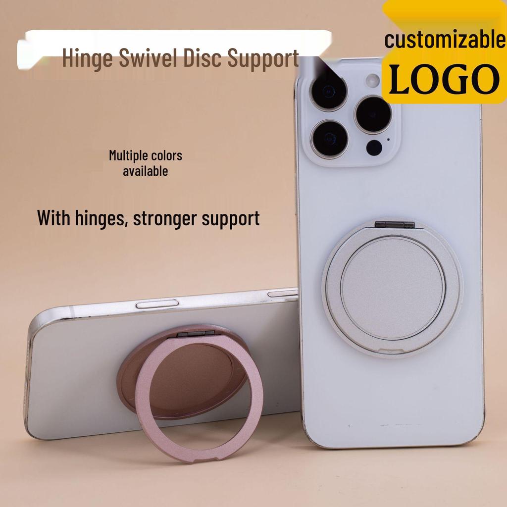 Zinc Alloy 360° Rotating Lightweight Phone Stand with Case Back Sticker