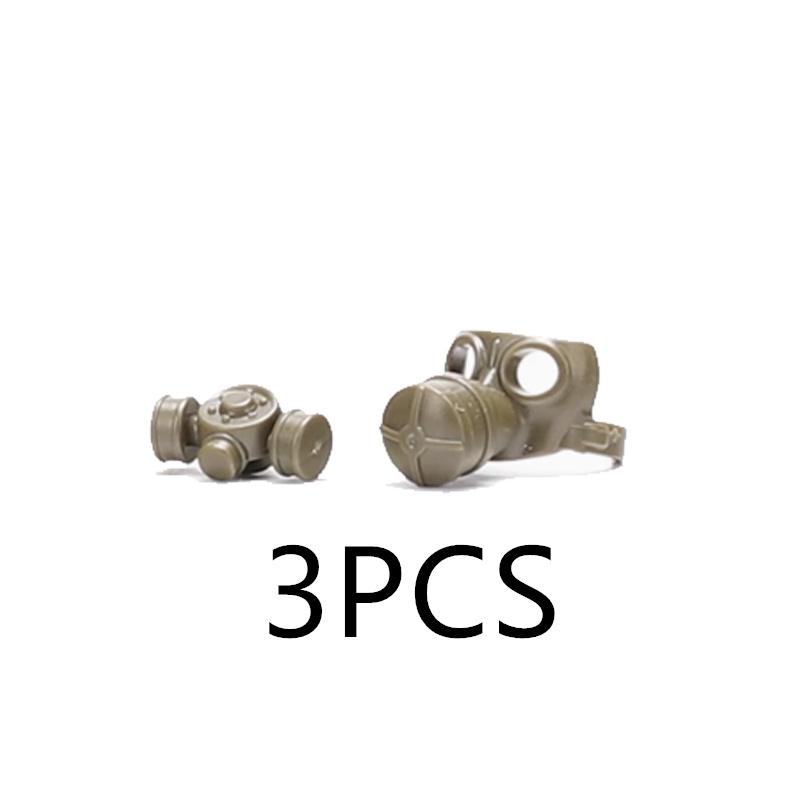 MOC Building Blocks Characters Soldier Accessories Military Camouflage Helmets Gas Masks Flamethrowers Brick Toy Gifts R067 DIY