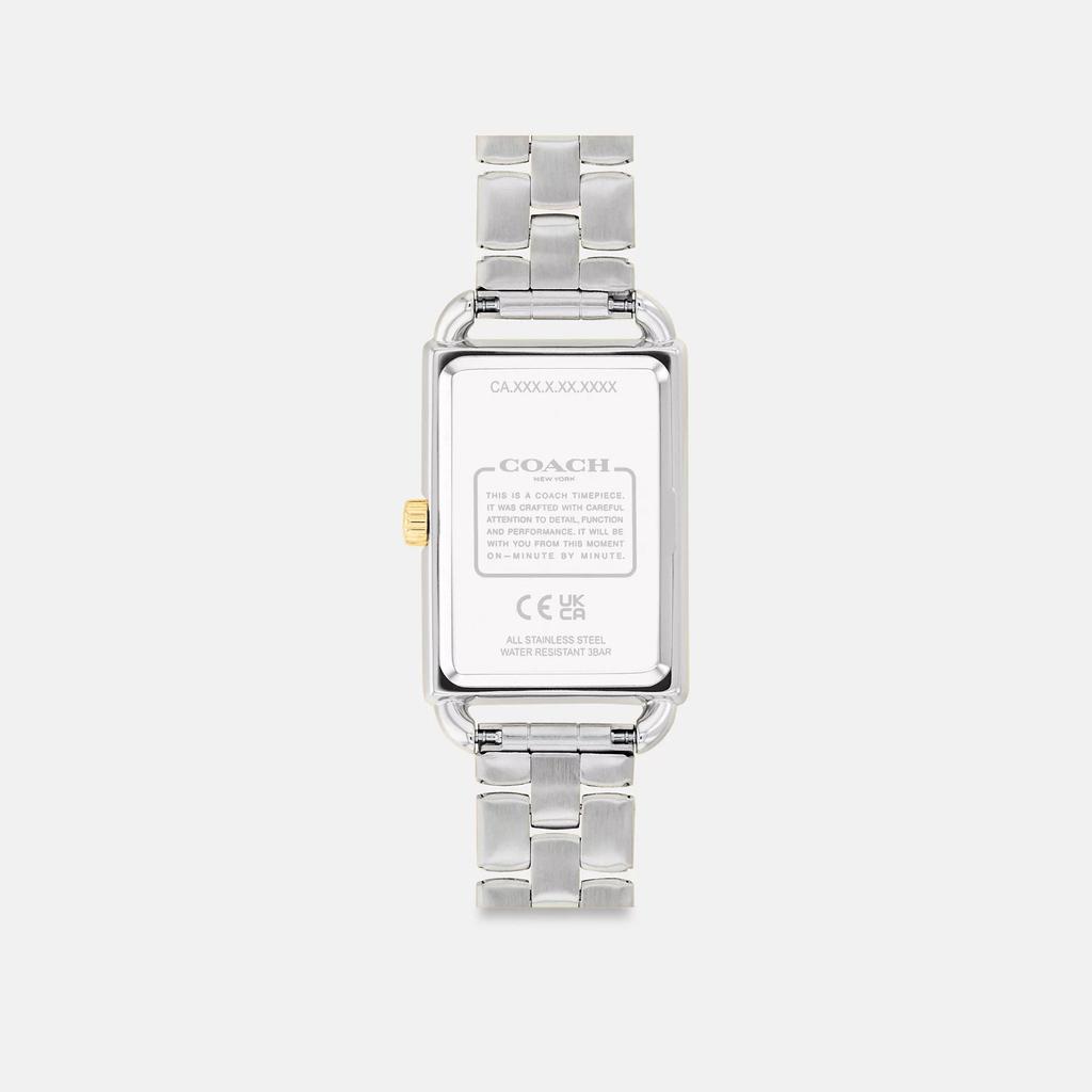 Coach Liz Watch  30 Mm X 22 Mm Two Tone