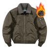 Pánské zimní zateplení High End Pánské plyšové pilotní bunda Kabát Beránek Fleece Pracovní oblečení Bavlněné oblečení