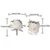 1pc Wedding Simulation Flower Chest Flower Groom Bride Wrist Flower Set Ball Couple Accessories Dinner Party Artificial Flowers