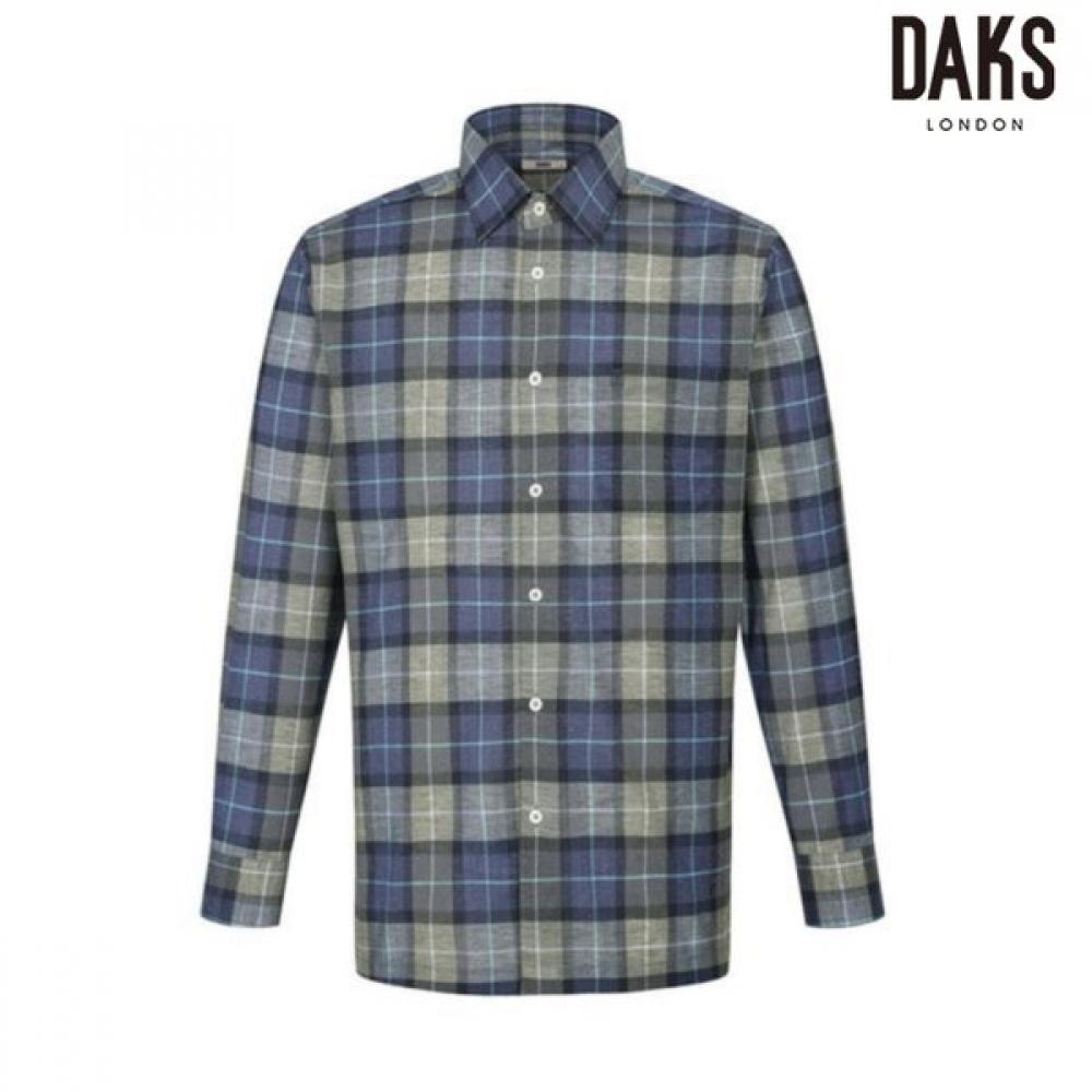 DakS Men S Linen Blend eaSy Care Medium Check Regular Fit caSual Shirt dmS1Shcl painted/95
