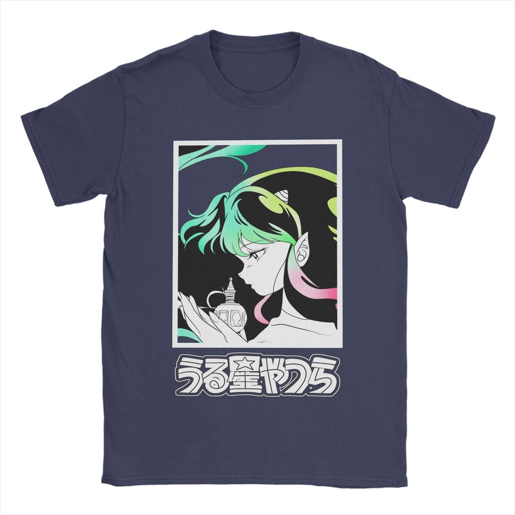 Men's T-Shirts Urusei Yatsura Lum Awesome 100% Cotton Tees Short Sleeve Anime T Shirt Crew Neck Clothes Gift Idea