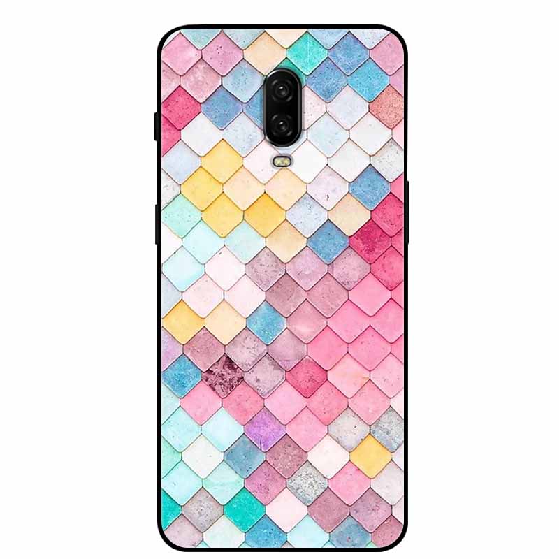 For Oneplus 6T Case Silicone Lovely TPU Soft Phone Cover for One Plus 6 6T Protective Back Shells oneplus6T Cute Cats Funda Capa