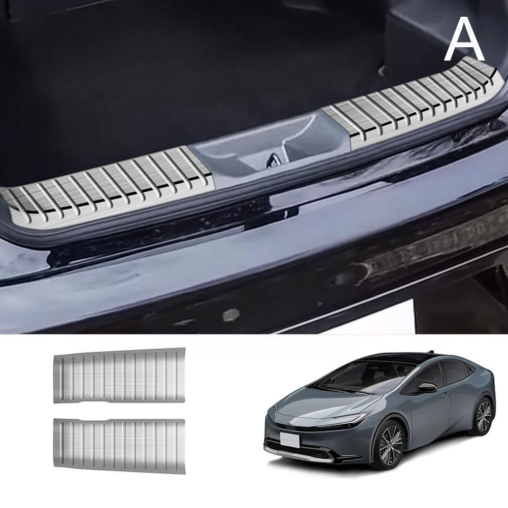 Rear Door Sill Strip / Rear Trunk Plate Guard Foot Pedal Protector For Toyota Prius 60 Series 2024 2024 Car Accessories K5O2