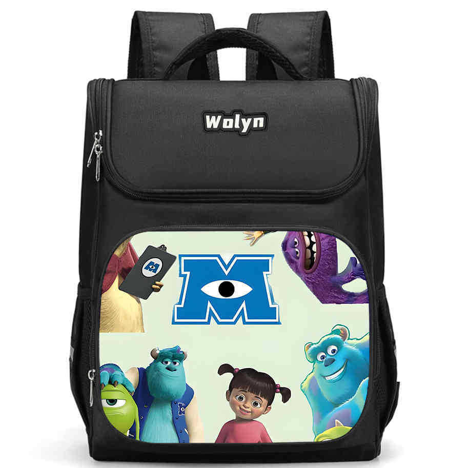 Monsters, Inc High Definition Druck Hoher Wert Anti-Buckel Verschleißfest Schulranzen Computertasche