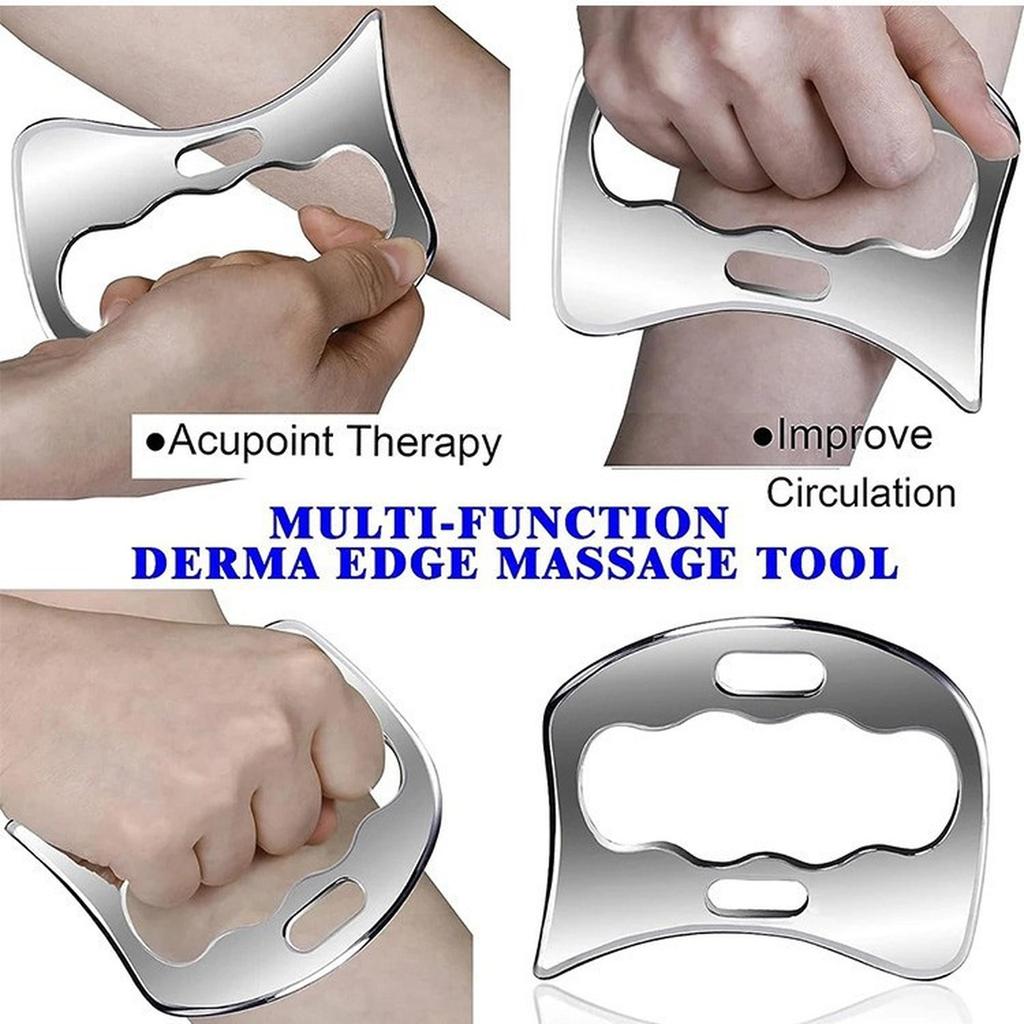 Stainless Steel Fascia Knife Portable and Practical Myofascial Release Knife Guasha Soft Tissue Release Tool Suitable for Back