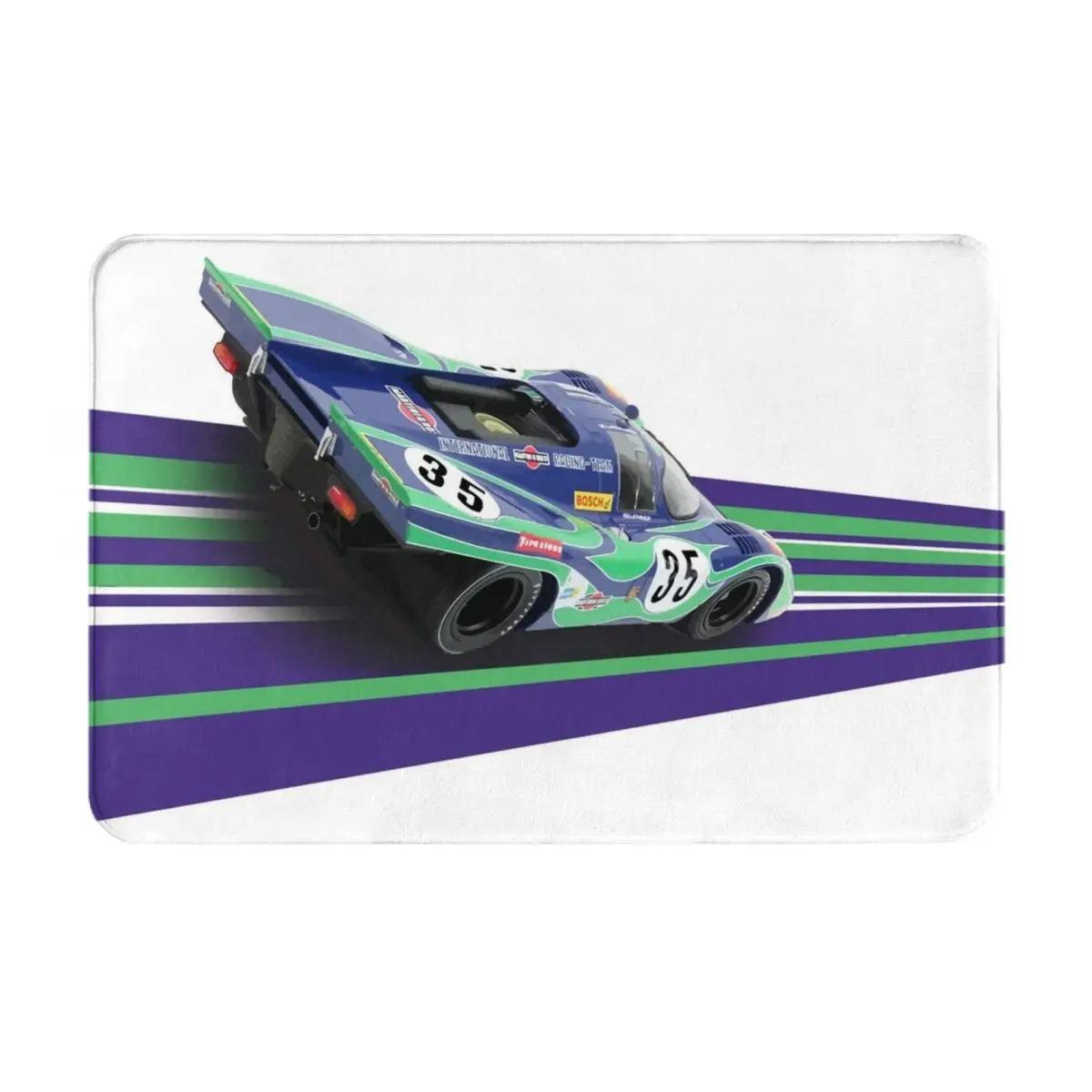 

Miniso Disney Lancia Martini Racing World Rally Champion Door Mat Bath Kitchen Entrance Carpet Home Footpad Non-Slip Rug Decor 40X60CM