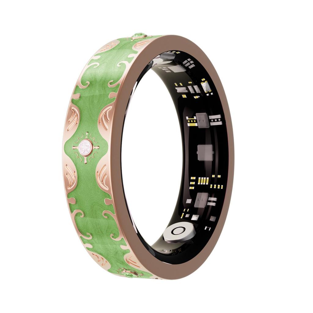 V10 Smart Ring: Heart Rate & Blood Oxygen Monitor, Sleep & Sports Tracker, Waterproof Enamel Design