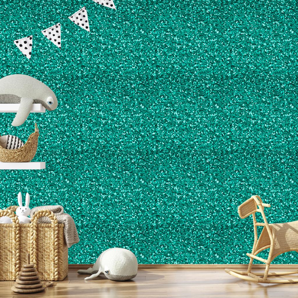 Sea Glitter Wallpaper for Living Room and Bedroom 50x1000