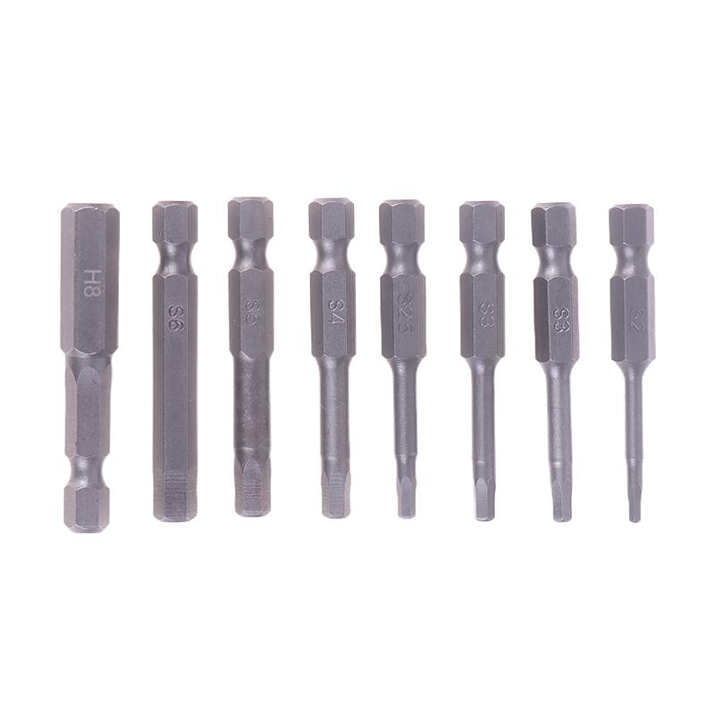 

Screwdriver Set 8Pcs 1/4 Hex Shank Head Allen Wrench Screwdriver Socket Bit Metric Magnetic Screwdriver Bits Set Tools