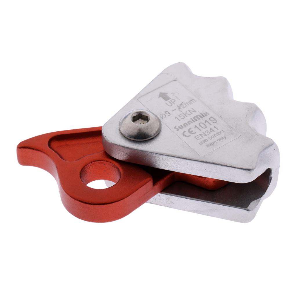 SM SunniMix Arborist Climbing Tree Caving for 9-12mm Rope Grab Protecta Belay Pulley Gear Rope Access Attrezzatura di Sicurezza con 25KN D Locking Moschetton