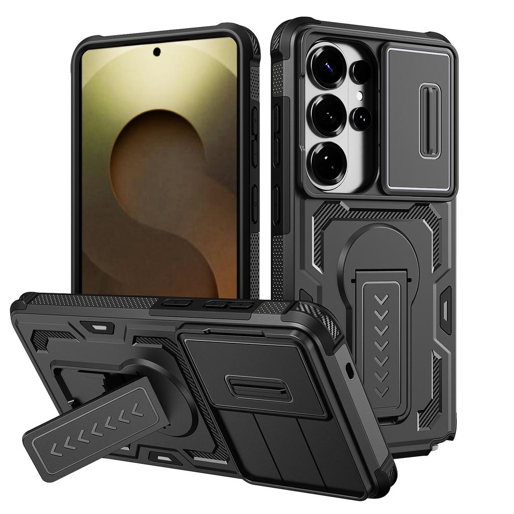 Armor Slide Kameraobjektiv Handyhülle für Samsung Galaxy S26 Ultra S25 S24 S 26 A17 5G A16 A26 A36 A56 Abdeckung Zubehör