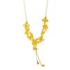 Elegant Gold Floral Tassel Necklace for Women - Perfect Gift for Girlfriend