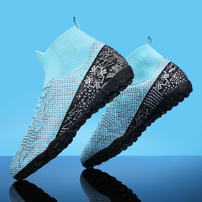 New High-top Men's and Women's Adult TF Broken Nails FG Long Nails Student Competition Men's Football Shoes AG Long Nails Training Shoes