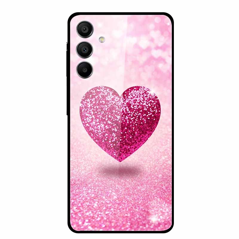For Samsung A16 5G Case Back Hard New Cover for Samsung Galaxy A 16 SM-A166B Tempered Glass Case Funda Cool Designed Girls Capa
