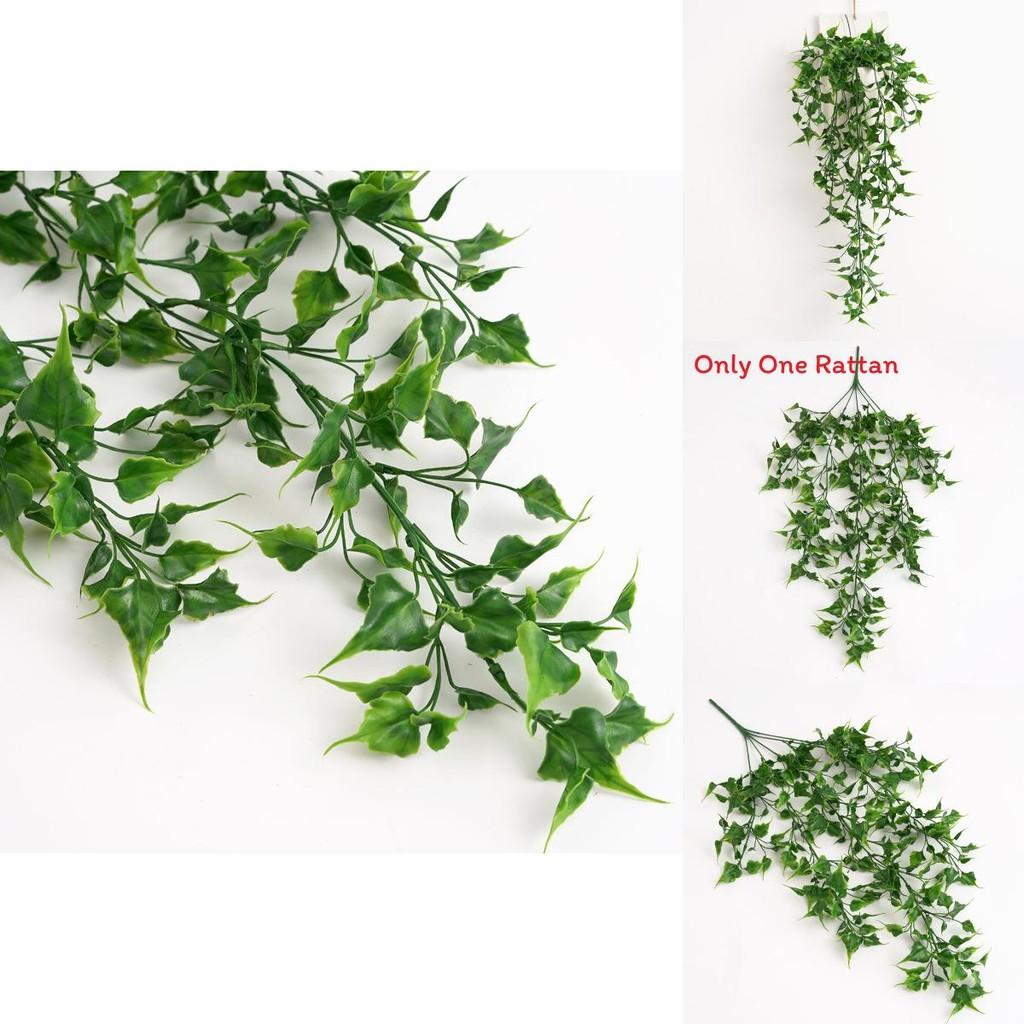 Hedera Nepalensis Artificial Plant Wall Hanging With Plastic Leaves For Home Decor