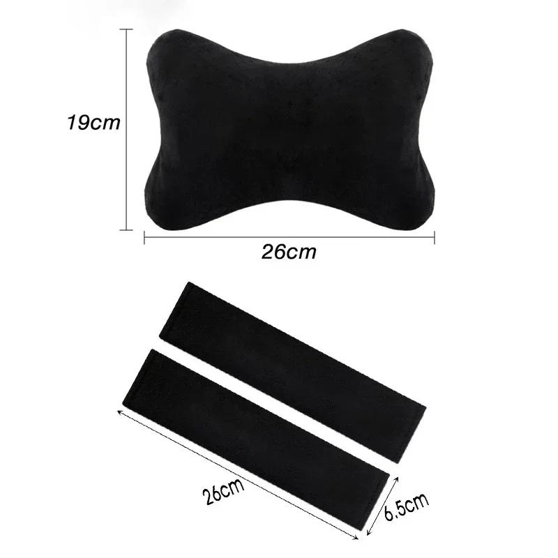 Bordado Cojines para el Cuello del Asiento del Coche Funda para Cinturón de Seguridad para Lexus RX330 IS250 Ct200h ES300h RX350 IS300h NX300h RX400h UX Accesorios