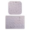 Color Strip Quicksand Silicone Mold Resin Shaking Cup Mold for Pendant Jewelry Keychain Decoration Making Diy Crafts