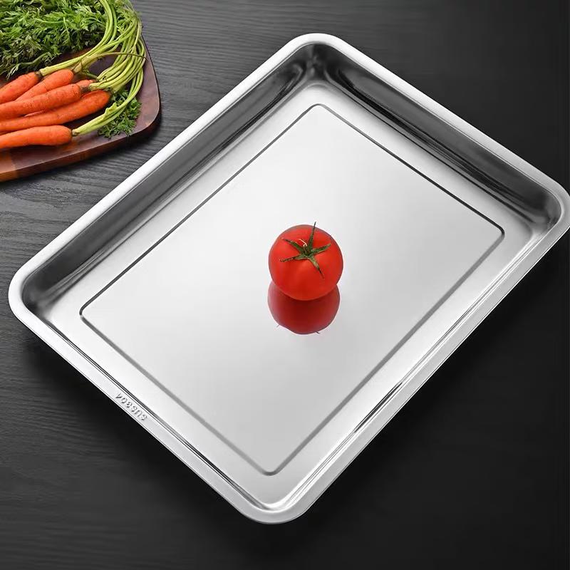 Tianzhi 304 Stainless Steel Multi-purpose Rectangular Tray