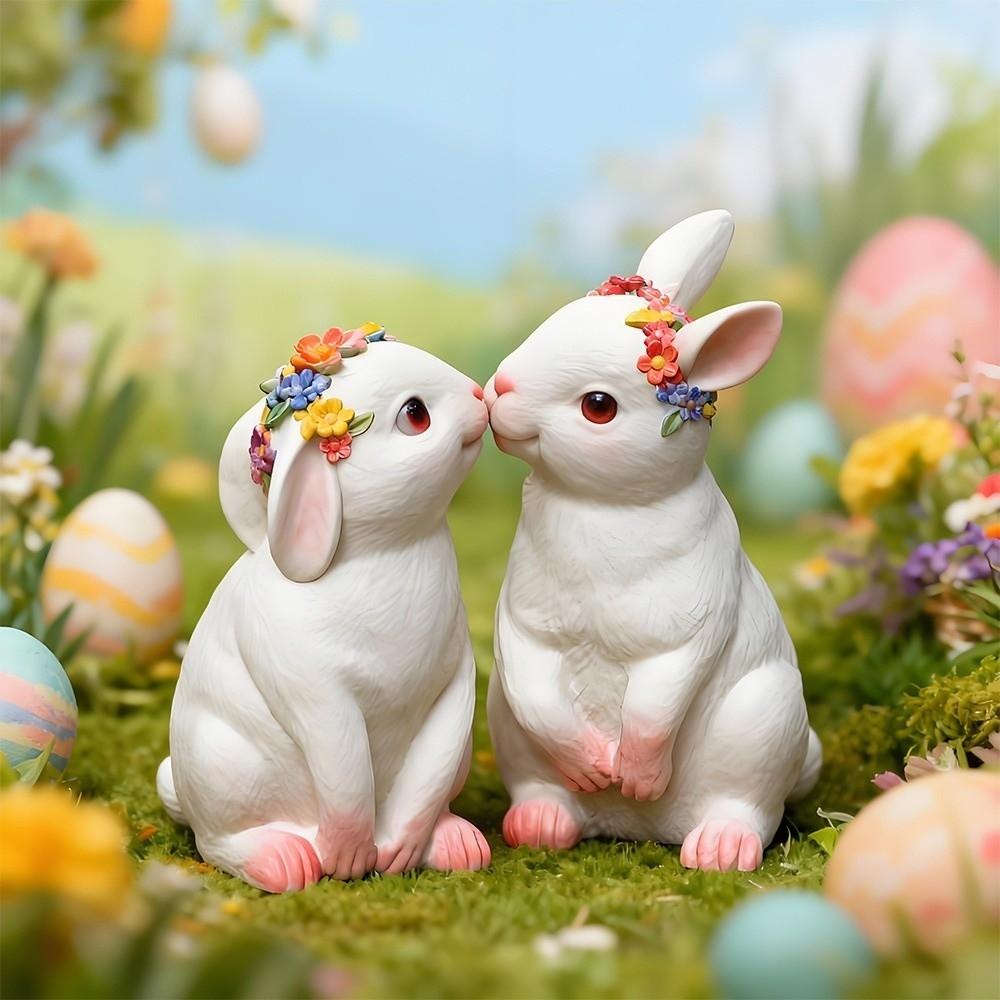 3D Easter Candle Mold Non-Stick DIY Animal Mold Plaster Mold Rabbit Silicone Mold Gift Creating