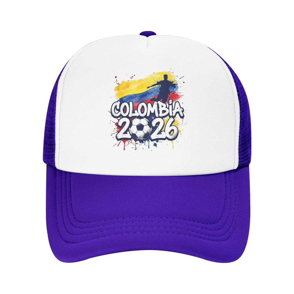 Colombia COL  Splash Colombian Flag Graffiti Casual Sun Hats For Women Unisex Summer Baseball Cap High Quality Baseball Caps