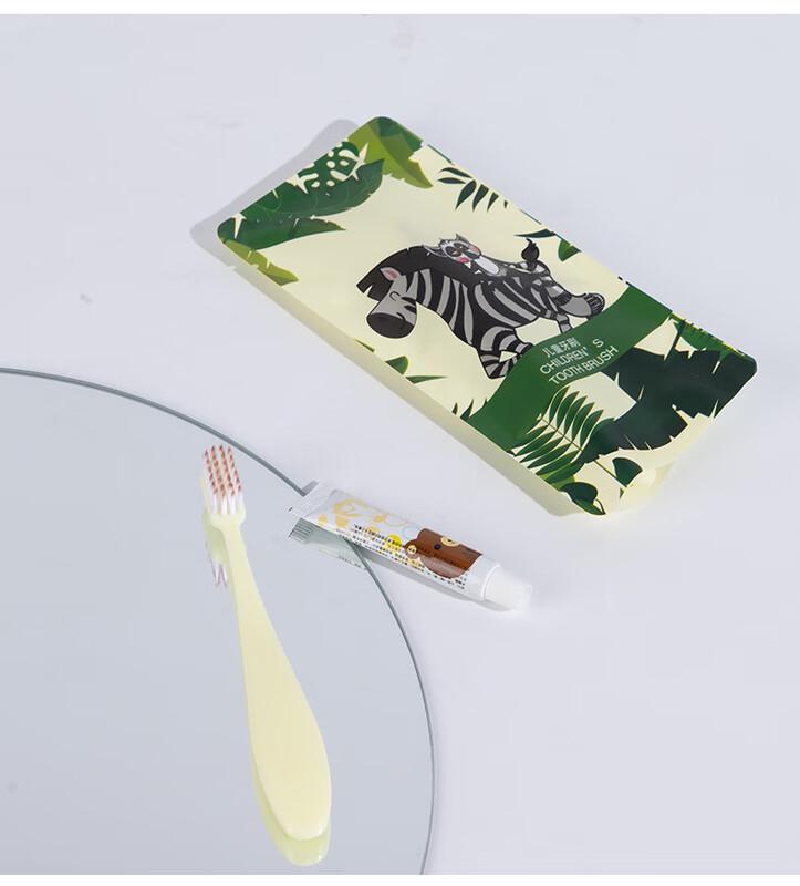 Samzen Kids Disposable Toothbrush & Toothpaste Set