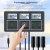 Tuya Wifi 8 in 1 Digital Water Analyzer PH EC TDS Salt ORP CF S.G Temperature APP Remote Online Water Quality Monitor