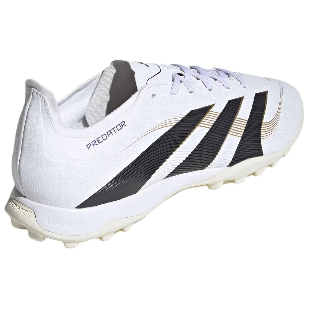 Adidas PREDATOR LEAGUE Anti Slip Wear Resistant Soccer Shoes Unisex White Black Sneakers JI1134