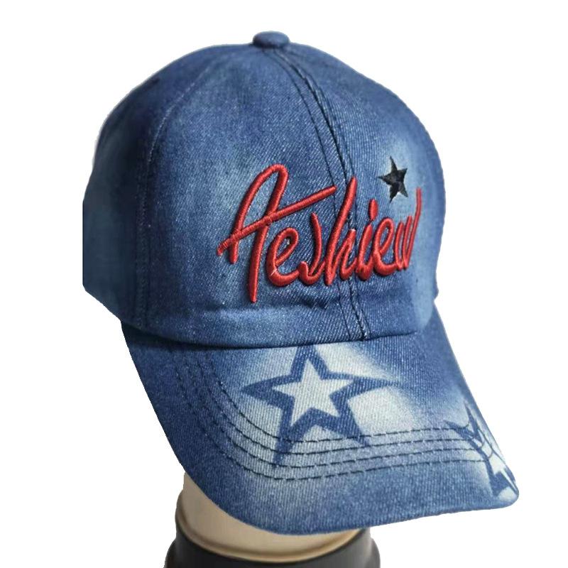 

Кепка мужская ковбойская бейсболка простая модная кепка с вышитыми буквами козырек для путешествий на открытом воздухе кепка рыболовная кепка adjustable