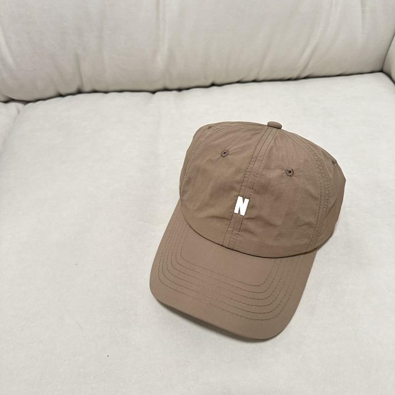 Summer Baseball Hat Male and Female Couple Shade Casual Versatile Small Letter Simple Soft Top Cap Embroidery