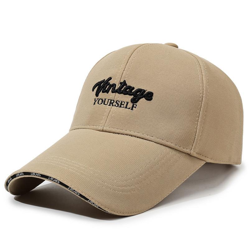 Staircase Fabric Baseball Cap With Embroidered Letters For Sun Protection And Summer Casual Wear