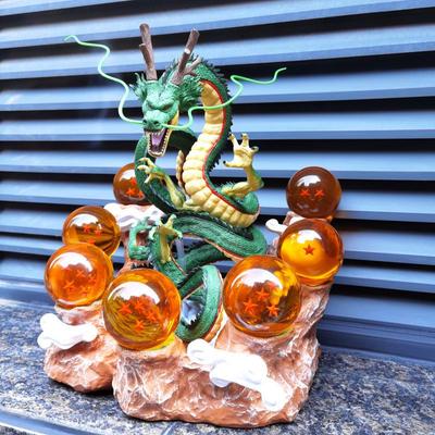 Dragon Ball Super Großes 3-teiliges Set: 7,6CM Shenlong Kugel Anime Modell