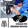 Pipe Thread Cutter Universal Pipe Thread Cutter Electric Drill Pvc Pipe Threader Kit for Internal External Threading