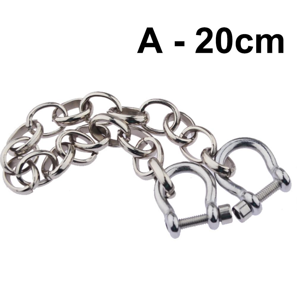 1 Pair Stainless Steel Handcuffs Metal Anklet Foot Cuffs Erotic SM Bondage Adult Game Couple Slave Restraint Sex Toys Men Women