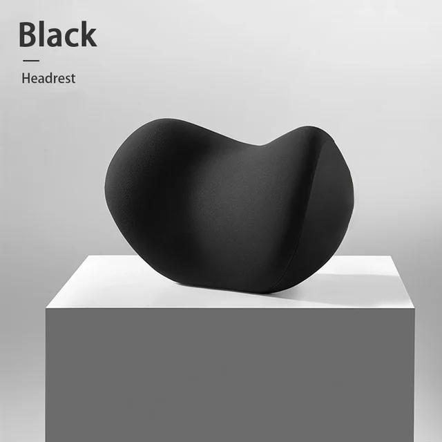 NEW Memory Foam Car Neck Pillow Protective Lumbar Back Support Breathable Car Headrest Cushion Relieve Stress Car Seat Pillow