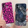 For Infinix Hot 12 Play 12i Cute Flower Butterfly Cat Painted Case For Infinix Hot12i 12Play Black Silicone Soft Phone Cases