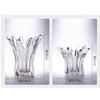 Glasvas Genomskinlig Vattenspray Kronbladsformad Blomvas Blomsterarrangemang Tillbehör Hydroponik Terrarium Blomkruka