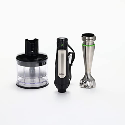 Braun Hand Blender Multi-Quick 7 MQ7030XG Easy Operation Time Saving Baby Food Preparation Smoothie Soup Crushing Mixing Chopping Chopping Radish Grat