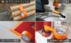 BOMEI PACK 50mm Orange Duct Heavy Hand for Home and Commercial Use Tape, Duty, 50mm30y, Waterproof, Tearable, Strong, Residue-Free, Flexible,